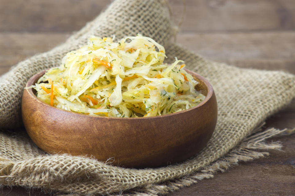 sauerkraut in a bowl