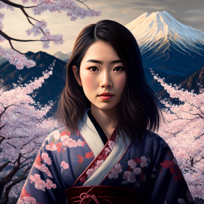 Woman as Japan