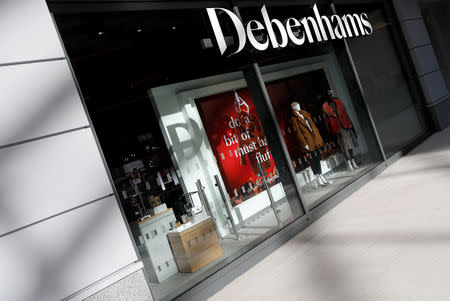 FILE PHOTO: A new Debenhams department store is seen in a shopping centre in Watford, Britain, September 24, 2018. REUTERS/Peter Nicholls/File Photo