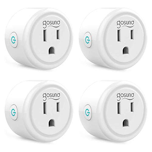 Smart plug, Gosund Mini Wifi Outlet Works with Alexa, Google Home, No Hub Required, Remote Cont…