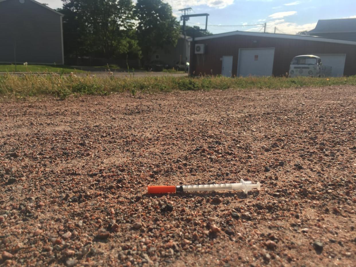 A file photo from 2018 shows a needle on the Confederation Trail in Charlottetown.  (Jesara Sinclair/CBC - image credit)