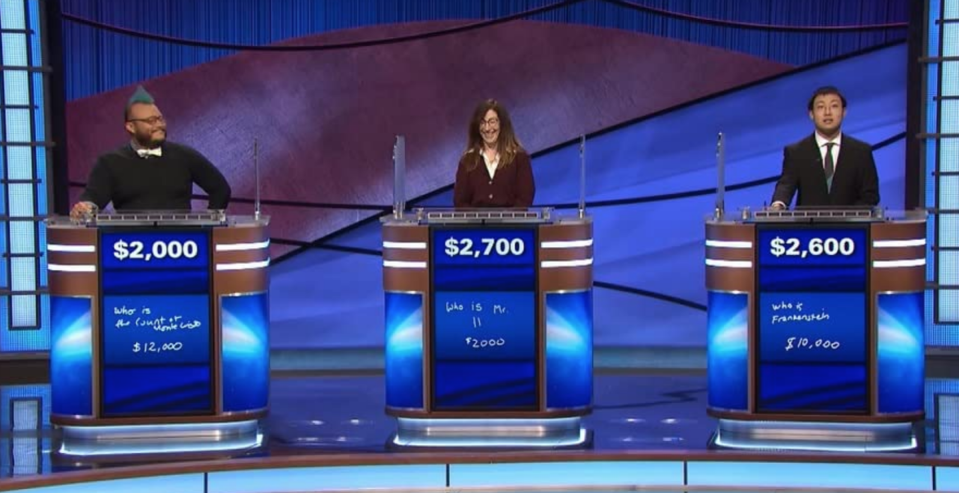 <p>If you pass the first round of auditions, you'll find out a couple of weeks later and be asked to <a href="https://www.jeopardy.com/be-on-j/faqs" rel="nofollow noopener" target="_blank" data-ylk="slk:play a "mock version of the game";elm:context_link;itc:0;sec:content-canvas" class="link ">play a "mock version of the game"</a> with other hopefuls. During this round, you'll be tested on your technical knowledge of <em>Jeopardy!</em> and will be asked about your personal life.</p>