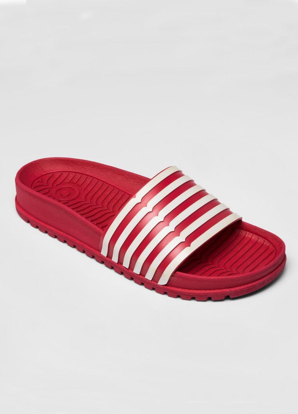 Hunter For Target Women's Striped Slide Sandals, $25, Target