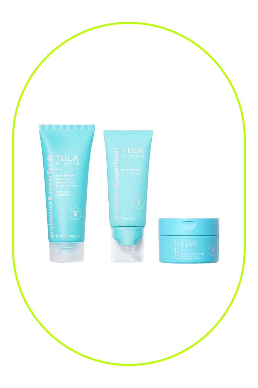 <p><a href="https://go.redirectingat.com?id=74968X1596630&url=https%3A%2F%2Fwww.tula.com%2Fproducts%2Fbreakout-trio-acne-clearing-routine&sref=https%3A%2F%2F" rel="nofollow noopener" target="_blank" data-ylk="slk:Shop Now;elm:context_link;itc:0;sec:content-canvas" class="link ">Shop Now</a></p><p>Acne Clearing Routine</p><p>tula.com</p><p>$88.00</p><span class="copyright">Hearst Owned</span>