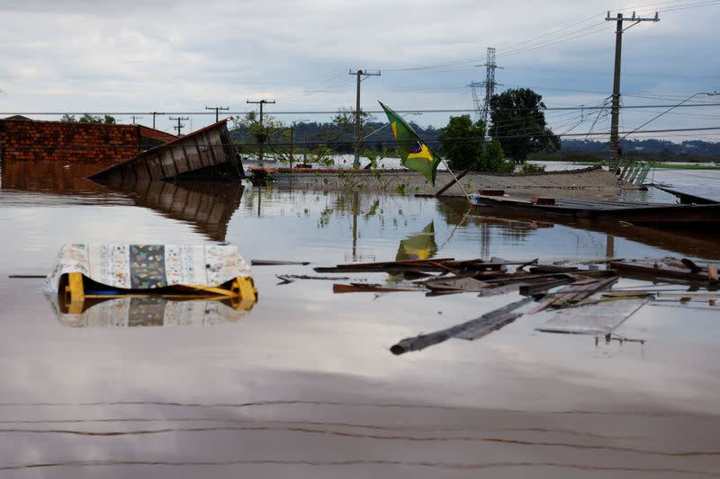 Flooding due to heavy rains in Rio Grande do Sul state