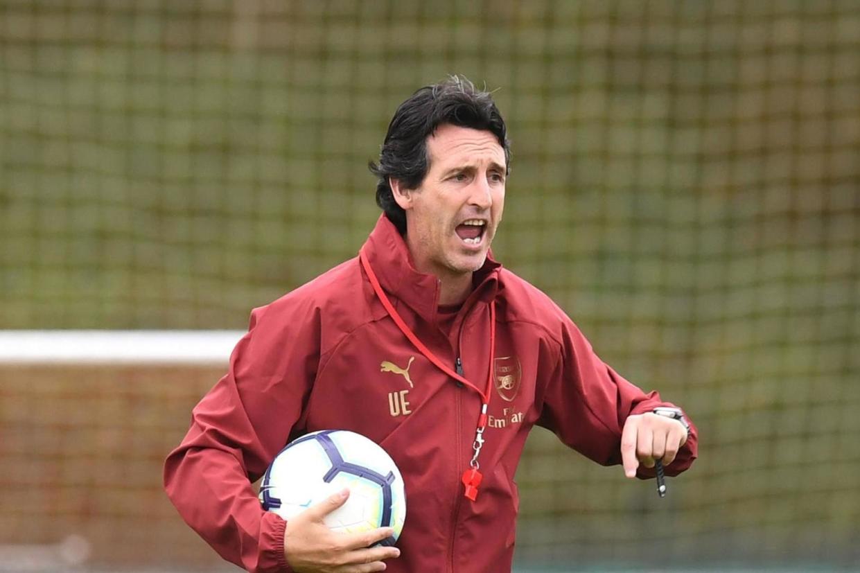 New broom: Unai Emery has changed the atmosphere at Arsenal: Arsenal FC via Getty Images