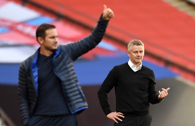 Frank Lampard led Chelsea to victory against Manchester United in last season's FA Cup semi-finals