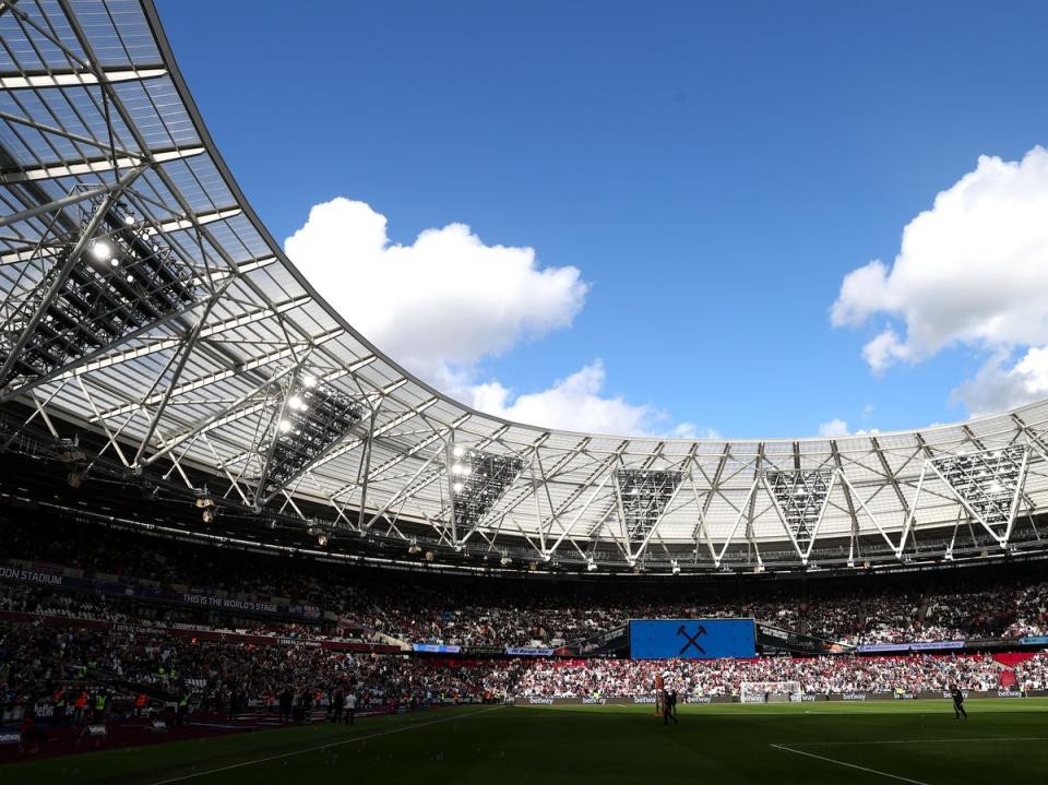 London Stadium, the home of West Ham (Getty Images)