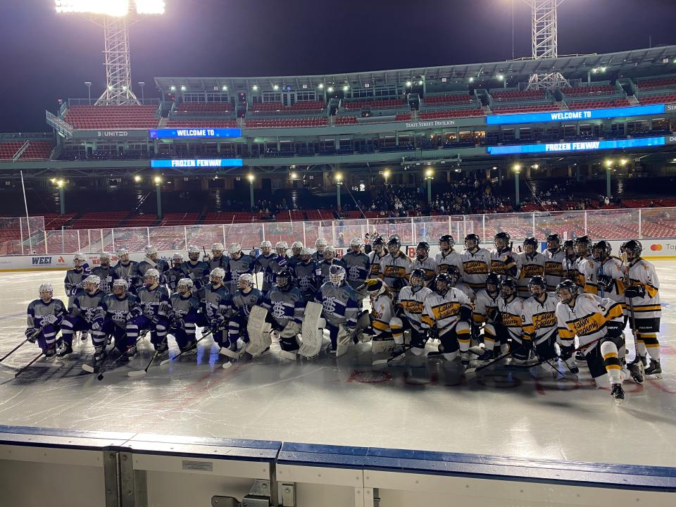 Boston Latin Academy/Fontbonne Academy v. Boston Latin School girls hockey at Fenway Park (Jan. 11, 2023)