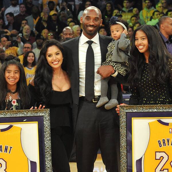 Vanessa Bryant's Daughters Bianka and Capri Wear Lakers Jerseys