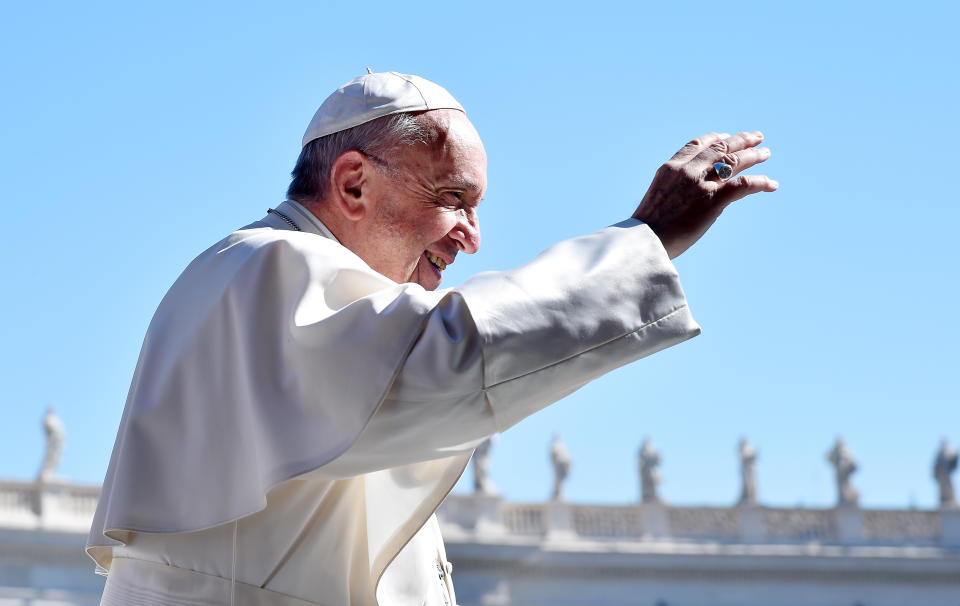 Der Papst dachte mit hoher Wahrscheinlichkeit an andere "Saints". (Bild: Getty Images)