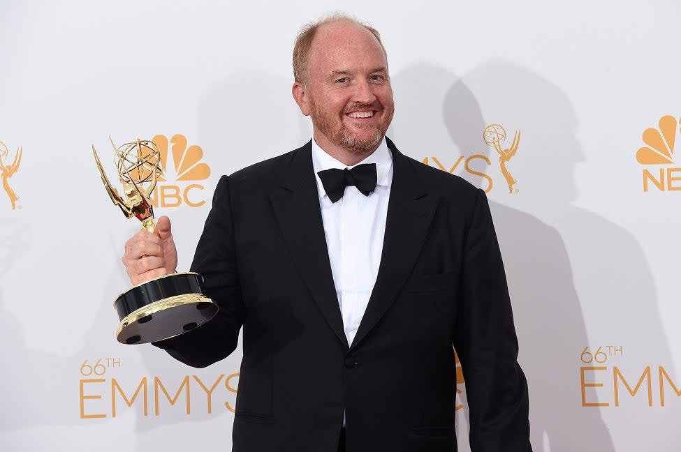 Louis CK won an award for writing in his semi-autogbiographical comedy series Louie: Getty