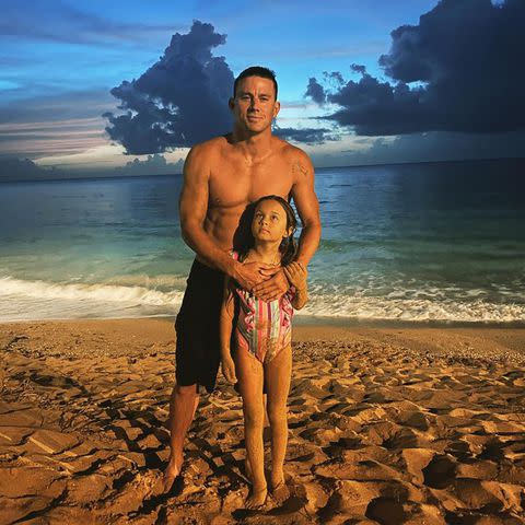 <p>Channing Tatum/Instagram</p> Channing Tatum and daughter Everly