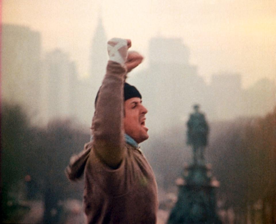 Sylvester Stallone came to fame as the underdog title character of 1976's "Rocky."
