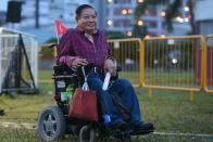 An SDP supporter. (Photo: Joseph Nair)