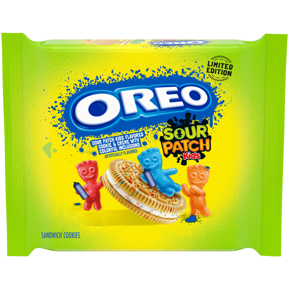 Pairing of Oreo and Sour Patch Kids candies produces new sweet, tart ...