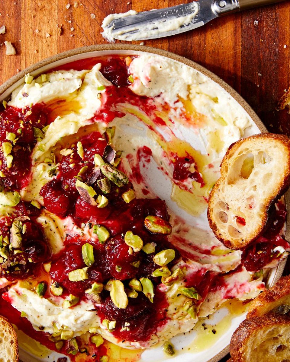 Cranberry Whipped Feta Dip