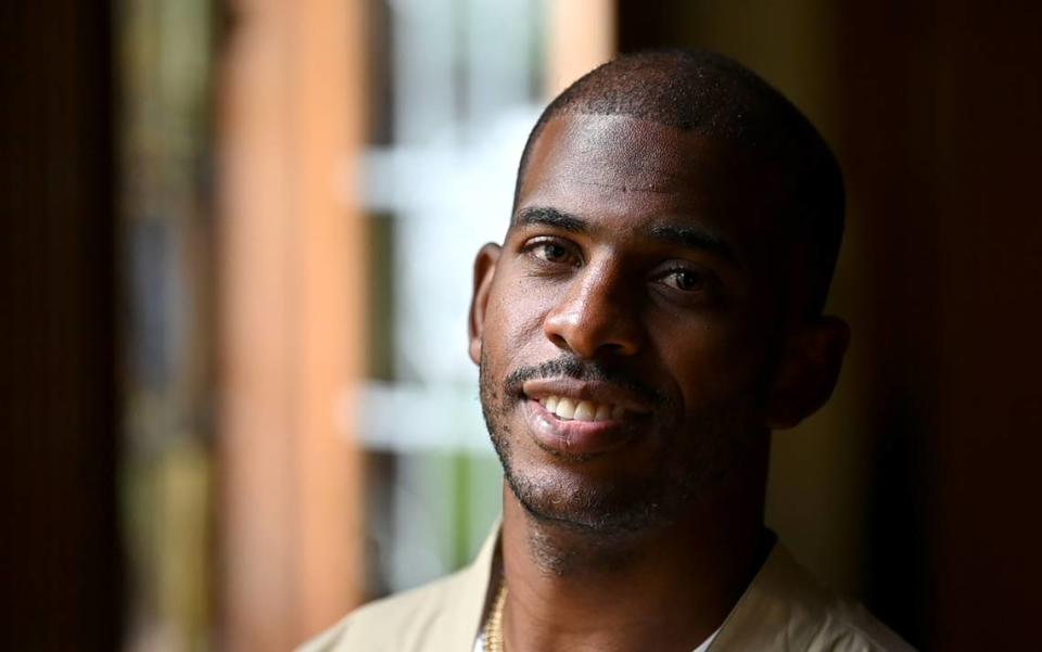 Former Wake Forest University and current NBA star Chris Paul on Thursday, June 22, 2023.