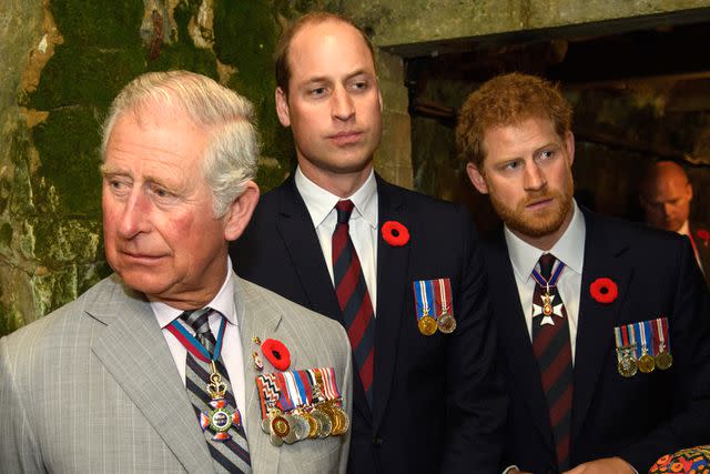 Pool/Samir Hussein/WireImage King Charles, Prince William and Prince Harry