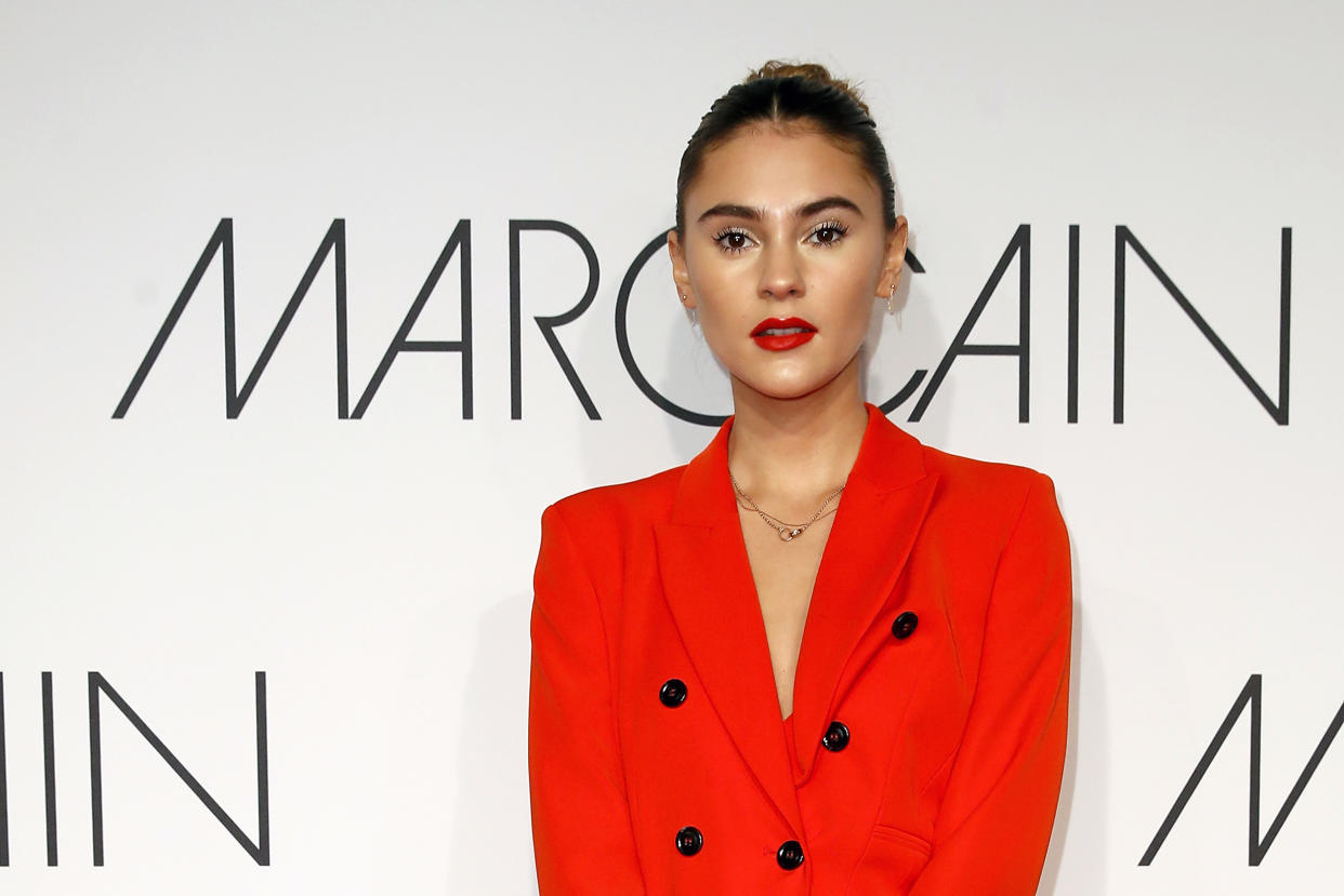 Model Stefanie Giesinger auf der Show von Marc Cain am Potsdamer Platz in Berlin. (Bild: Getty Images)