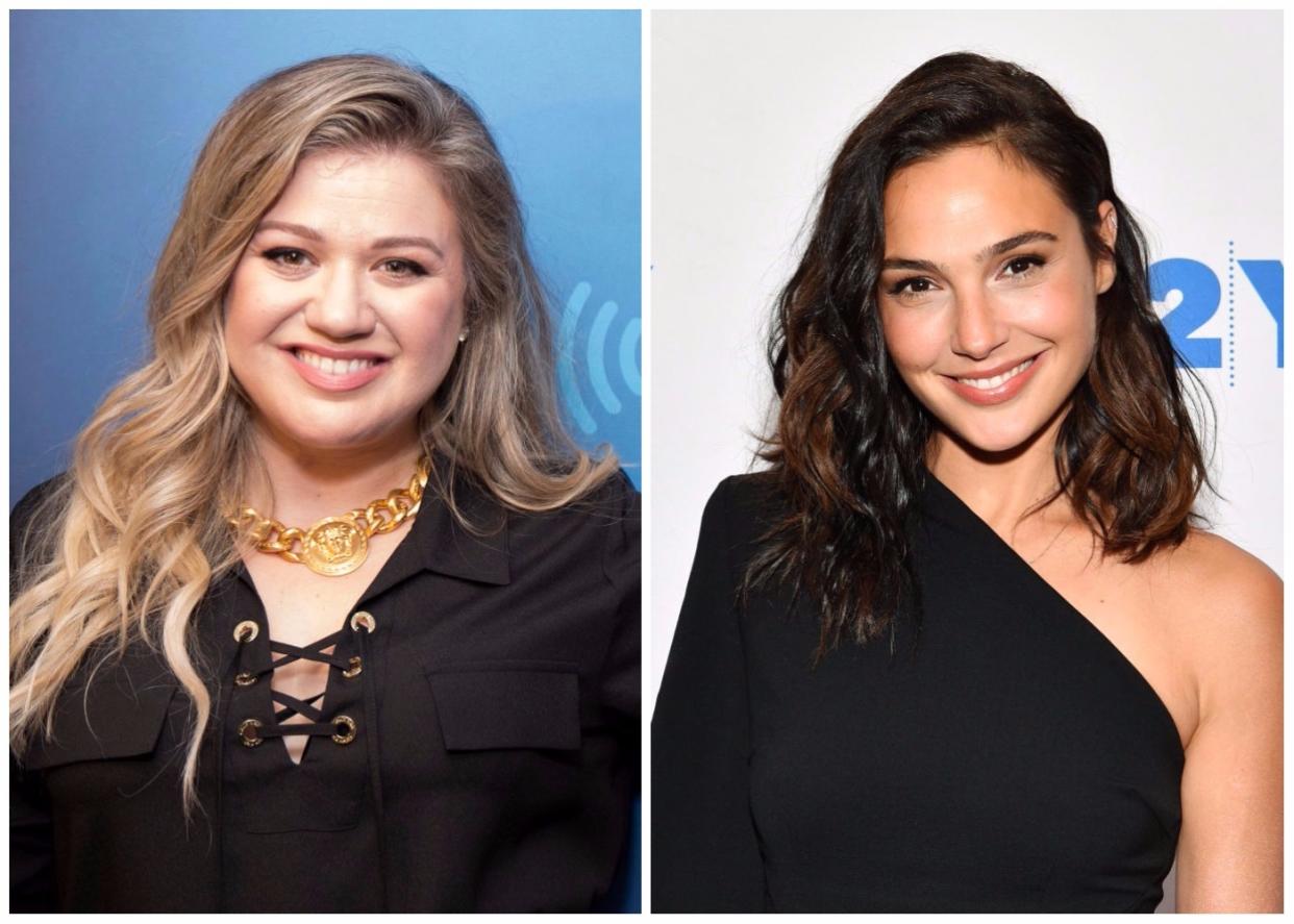 Kelly Clarkson has a huge girl crush on Gal Gadot, and same