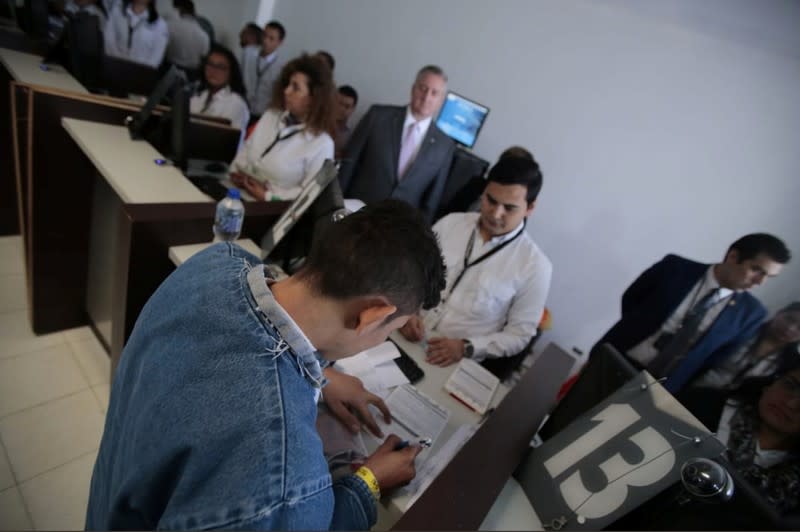 Honduran man Ardon the first foreign asylum-seeker who arrived in Guatemala is seen in Guatemala City