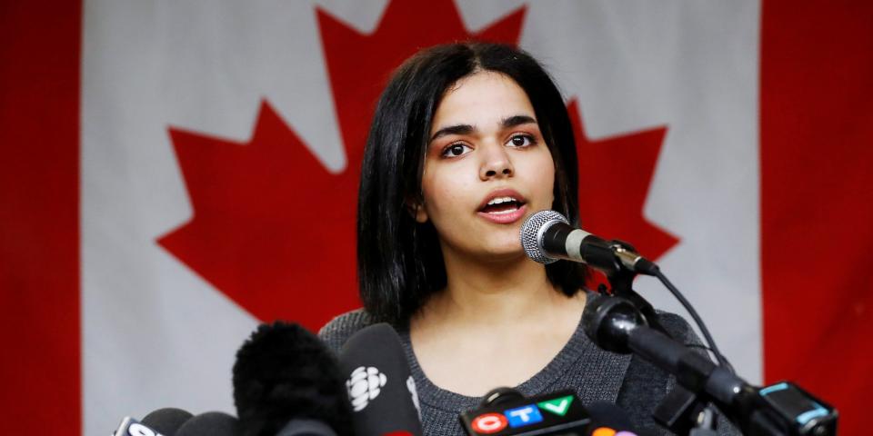 Rahaf Mohammed al-Qunun canada