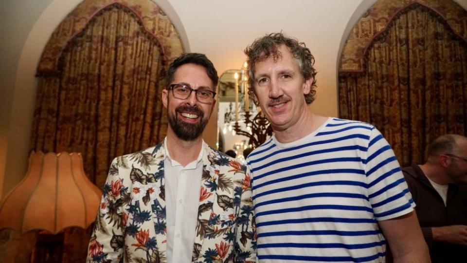 Directors Bryan Darling (L) and Jesse Finley Reed at the Chateau Marmont Saturday, July 16, 2022 - Credit: Courtesy of Matthew Carey