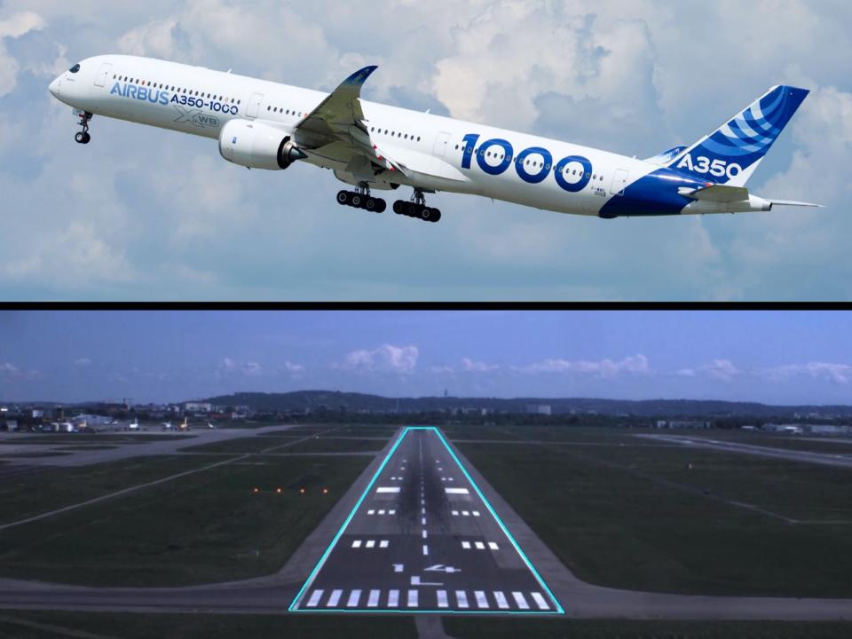 Airbus A350 Autonomous taxi, takeoff, and landing