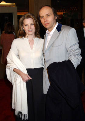 Bridget Fonda and Dwight Yoakam at the LA premiere of Columbia's Panic Room