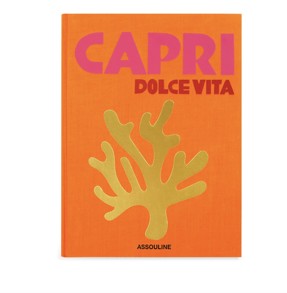 9) Assouline Capri Dolce Vita Coffee Table Book