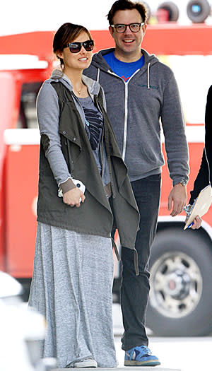 Olivia Wilde and Jason Sudeikis after their wild-weather weekend. Andrade/Perkins/PacificCoastNews.com