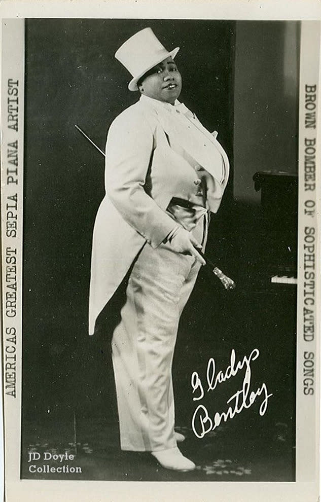 Singer Gladys Bentley, circa 1920.