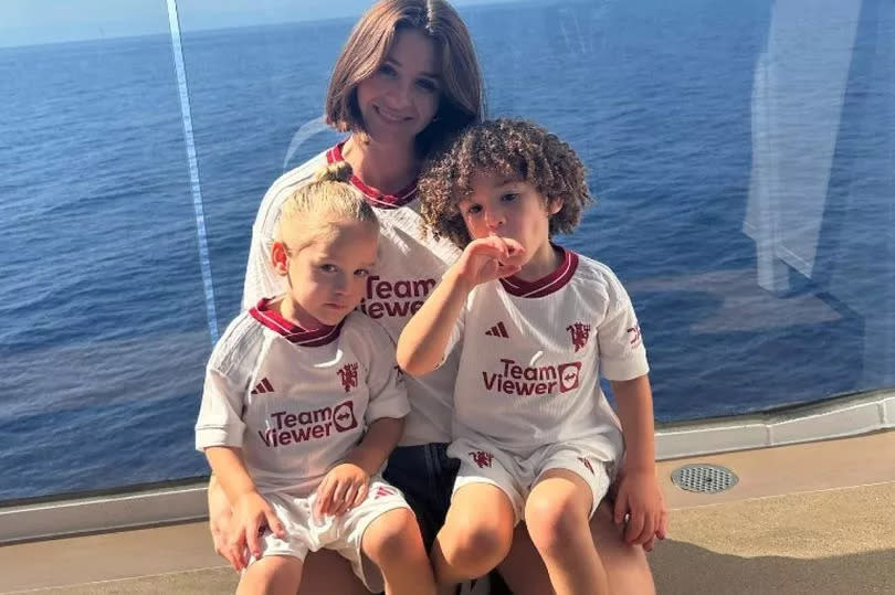 Brooke with her two sons -Credit:Brooke Vincent Instagram