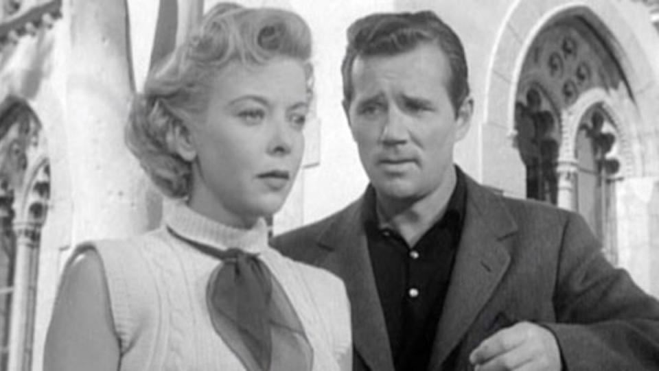 Ida Lupino and Howard Duff in Joel Newton's Nior film Jennifer