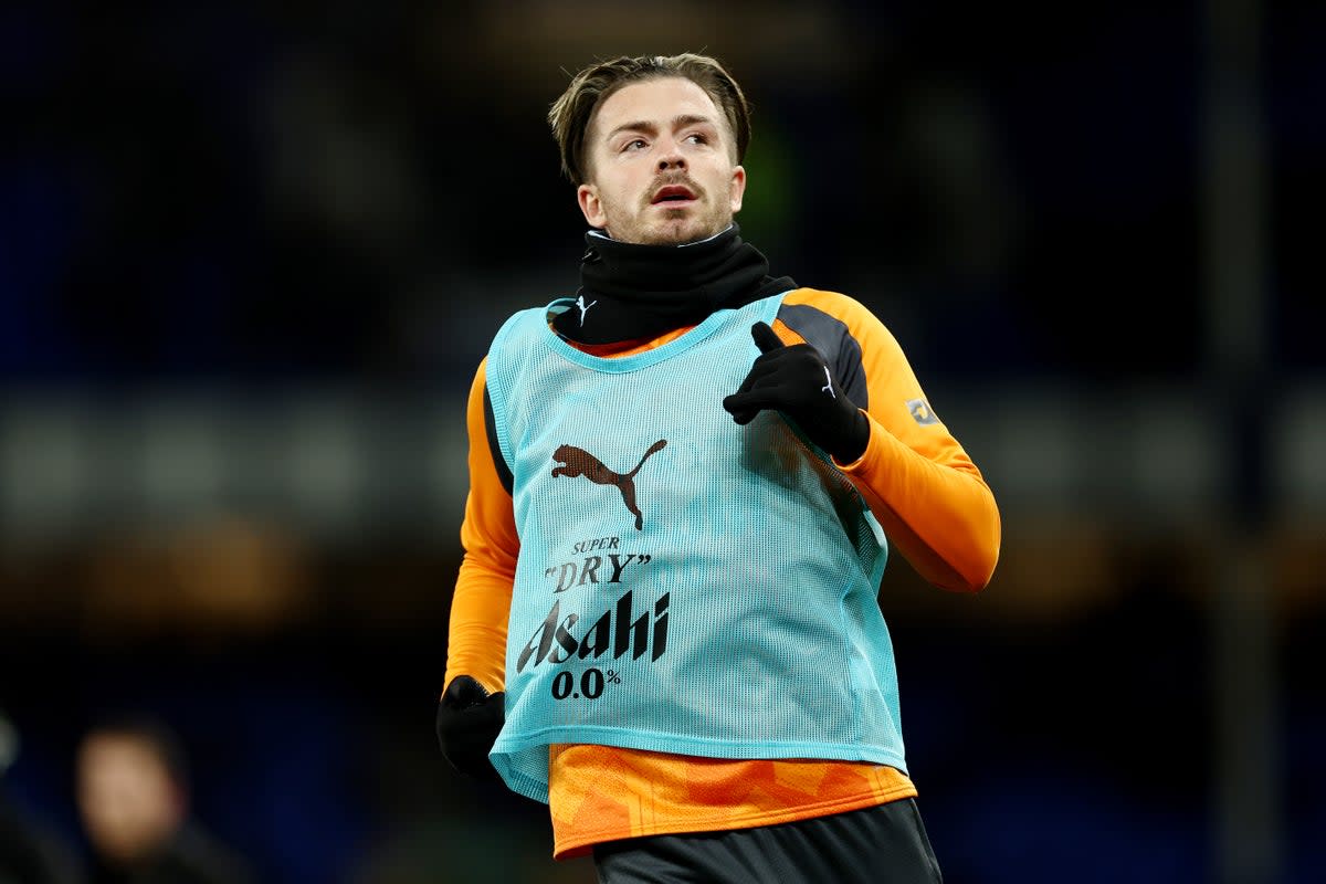 Grealish pictured at Everton FC's home ground Goodison Park on the evening of the burglary (Getty Images)