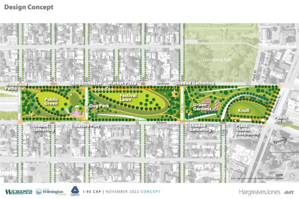 Final draft concept of I-95 cap project