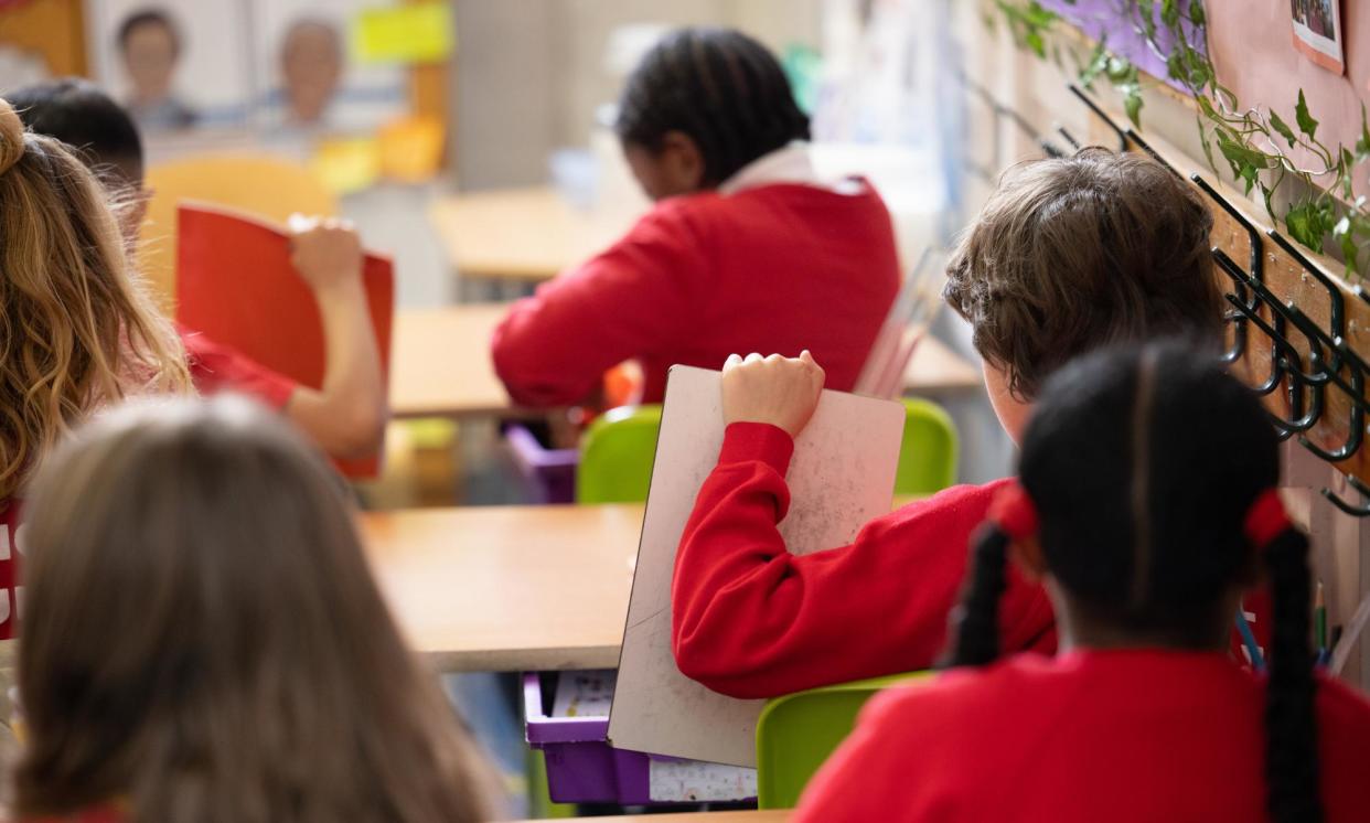 <span>Many parents fear that if Labour wins the election and brings in VAT on school fees, they will not be able to find places for their children at oversubscribed state schools.</span><span>Photograph: Graeme Robertson/The Guardian</span>