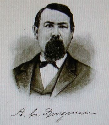 DOCTOR - Dr. Abram Coolbaugh Dingman delivered Hawley's "Roundhouse Baby" in 1875.