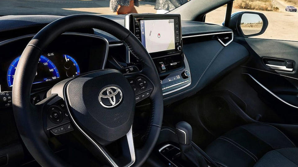 導航地圖上的GR Four字樣，暗示GR Corolla會有全時四輪傳動系統。(圖片來源/ Toyota)