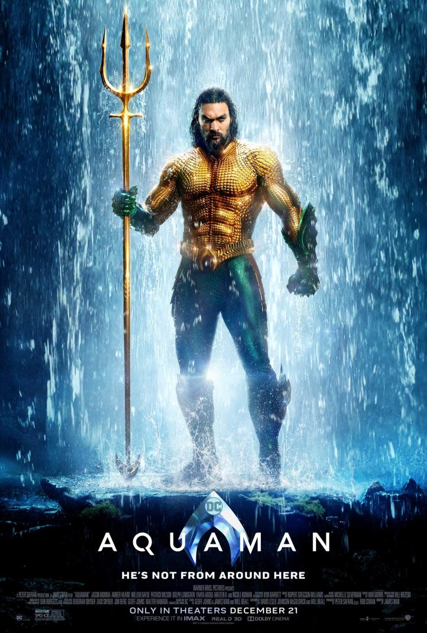 Póster oficial de Aquaman (Fuente: IMDb)