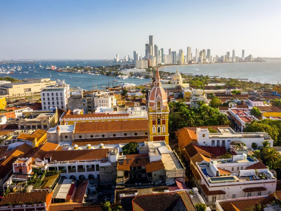 A city view of Cartagena, Columbia