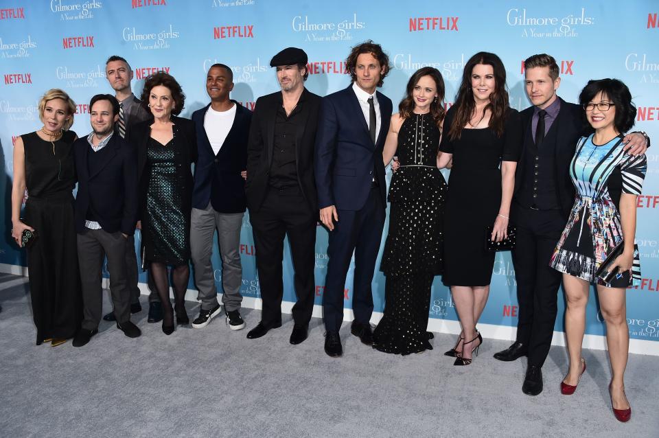 Gilmore Girls cast at Netflix premiere
