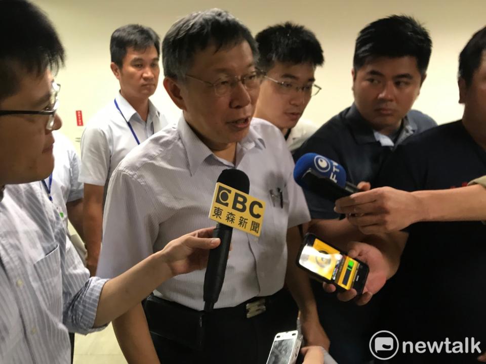 台北市長柯文哲。   圖：新頭殼資料照（周煊惠 ／攝）