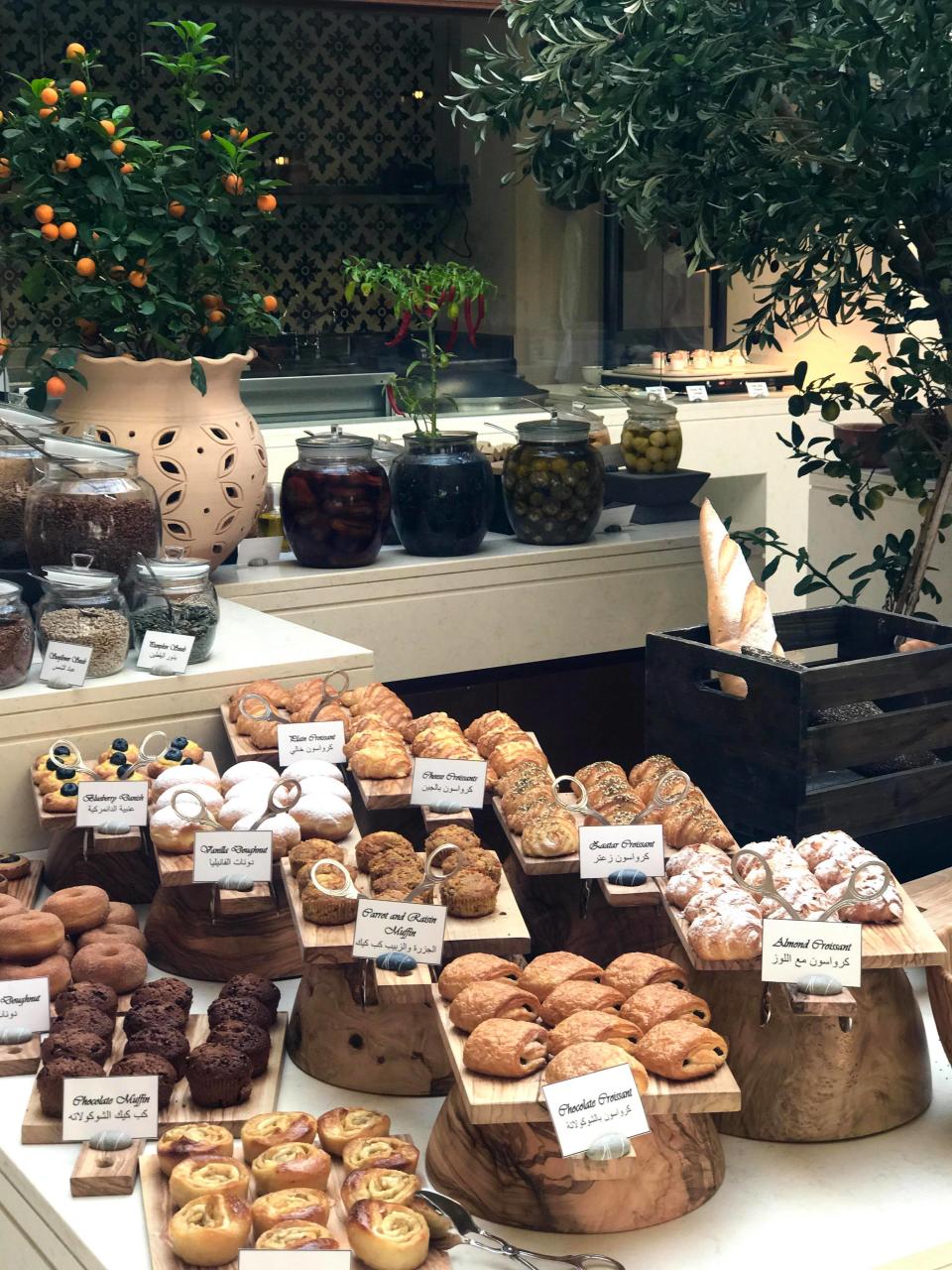 The pastry spread at the breakfast buffet. Photo: Yahoo Lifestyle