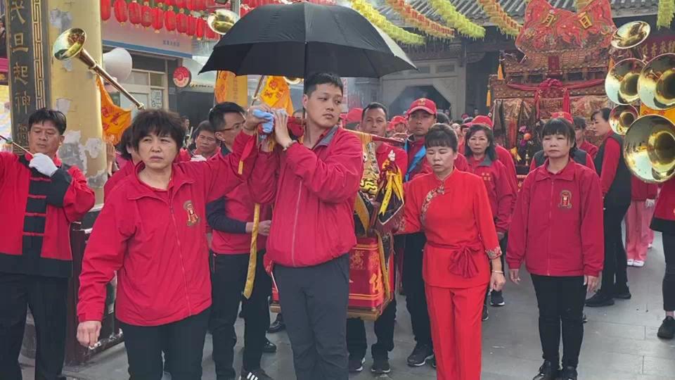 ▲武漢肺炎疫情衝擊，桃園龍德宮在媽祖指示下，決定遶境8天行程縮短為6天，從鹿港火速班師回鑾。（圖／記者陳雅芳攝，2020.02.27）