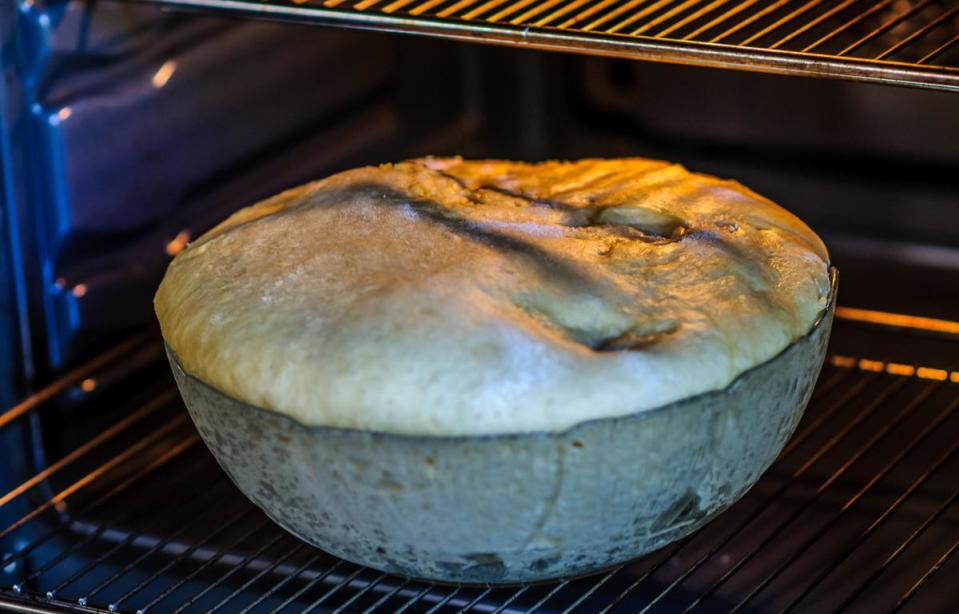 Proof your dough in the oven