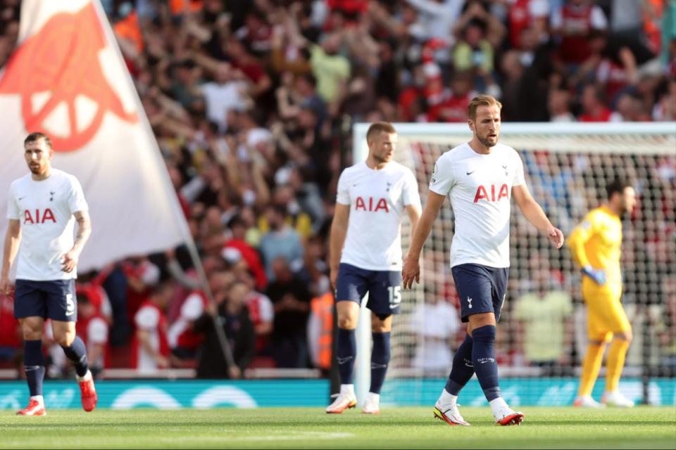 Tottenham were dismal in the first half of their derby defeat at Arsenal  (Getty Images)