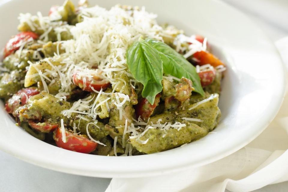 One-Pot Chicken Pesto Pasta