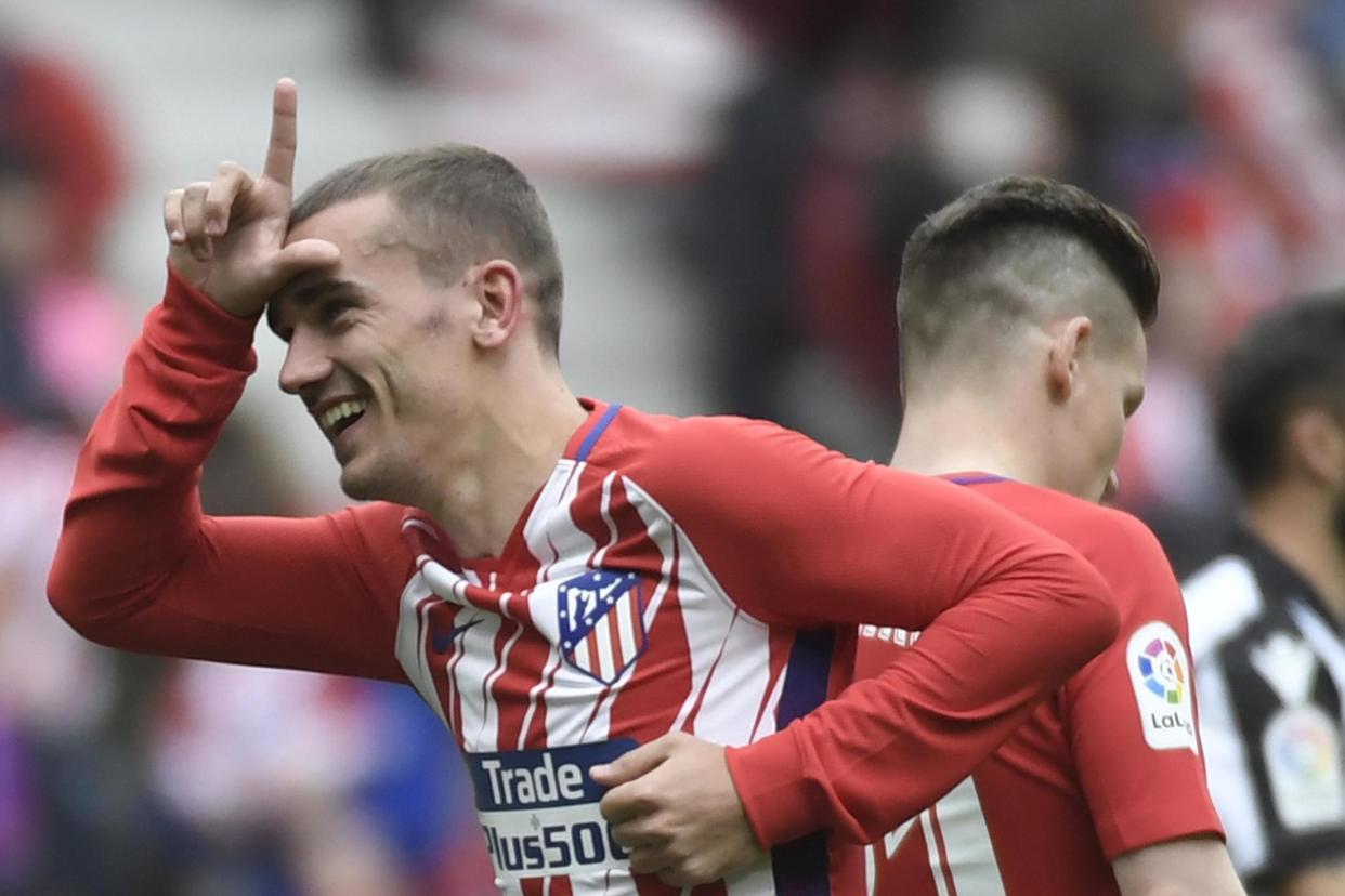 World class: Atletico’s Antoine Griezmann can create major problems for Arsenal: AFP/Getty Images